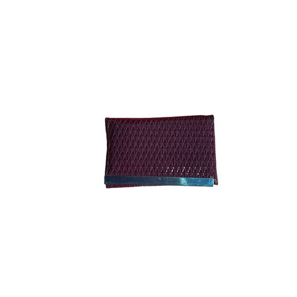 Purple Retro Small New In Pack Card Wallet ID Card Holder Never Used Deadstock - Picture 9 of 13